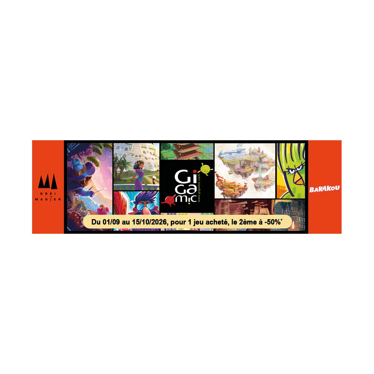 BCDJeux : une offre immanquable pour les amateurs de jeux Gigamic