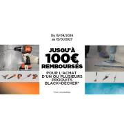 Black & Decker vous rend jusqu'à 100 € en cash : l'astuce qui divise le prix de vos outils par deux avant le 15 janvier