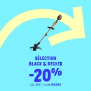 Votre perceuse à prix cassé : CDiscount applique -20% sur une sélection Black & Decker dès 59€, l'offre que les bricoleurs attendaient