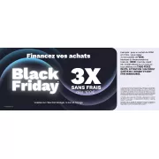 Frigo, TV, enceinte : Boulanger vous laisse étaler vos achats du Black Friday en 3X sans rien payer en plus