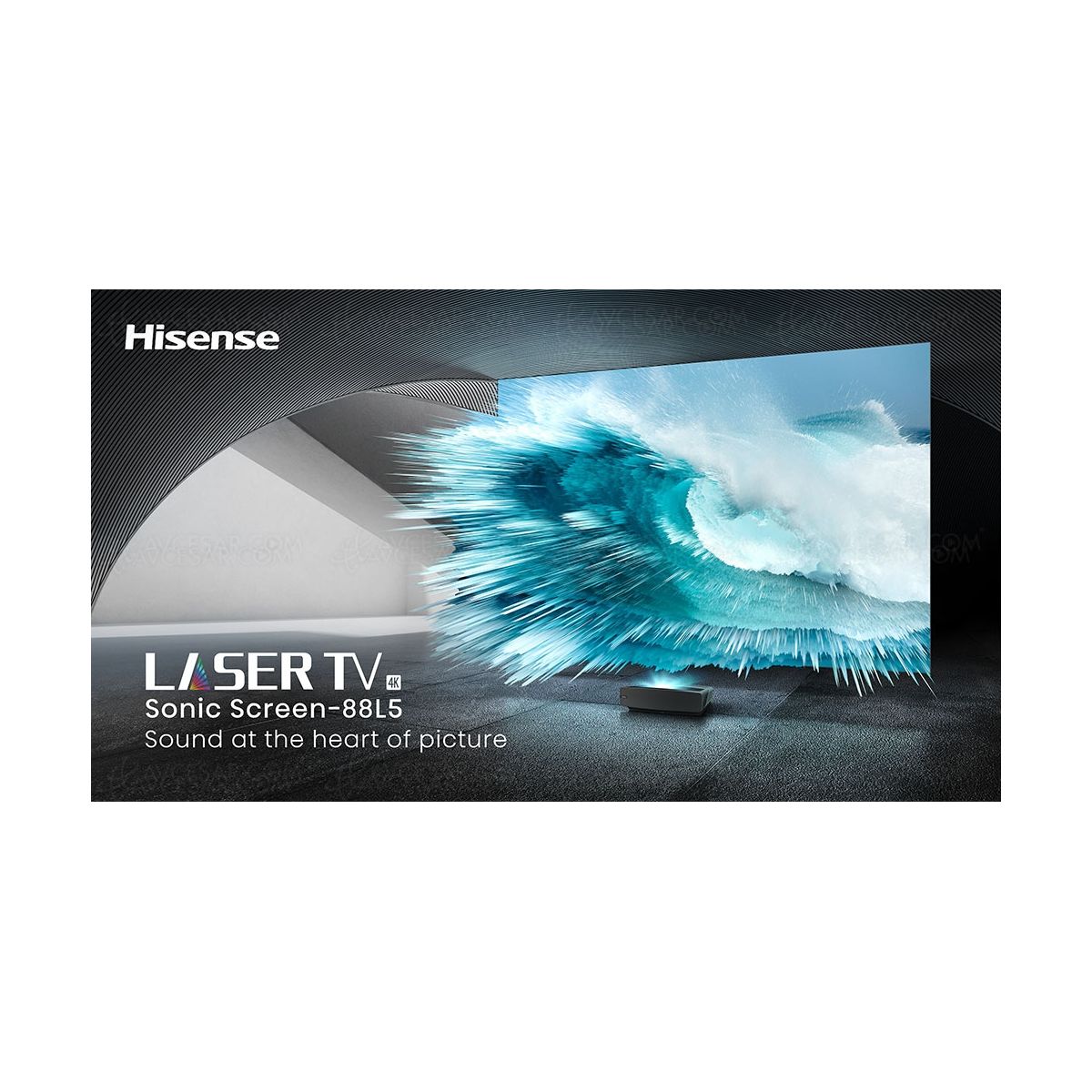 1000€ remboursés pour l'achat d'un Laser TV Hisense 88L5VG avec ce bon plan